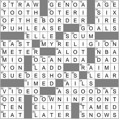 What is a Stiff Wind Crossword Clue?